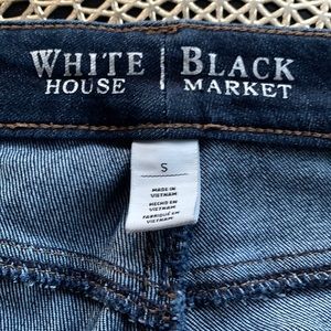 Straight leg denim jeans